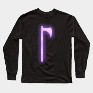 Spiritual Weapon (Purple Battleaxe) Long Sleeve T-Shirt